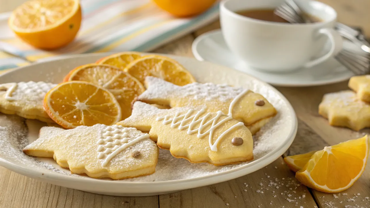 orange fish cookies recipe